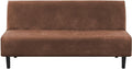 H.VERSAILTEX Real Velvet Futon Cover Armless Sofa Covers Sofa Bed Covers by HVERSAILTEX
