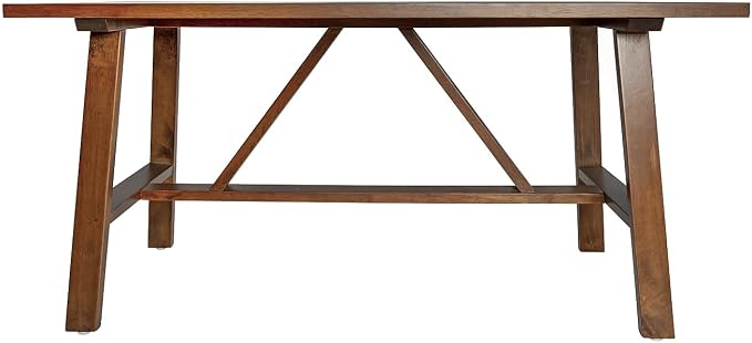 Flash Furniture Eli Farmhouse Trestle Coffee Table, Rustic Solid Wood Coffee - Image 6