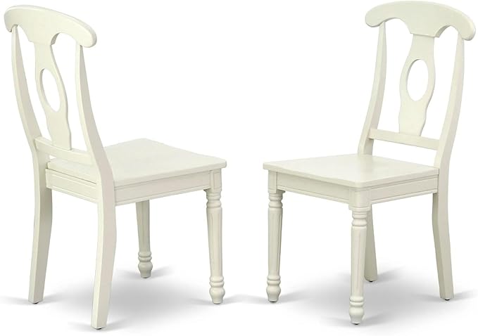 East West Furniture KEC-LWH-W Kenley Dinette Chairs by EastWestFurniture