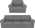 HunnmingRe Sofa Covers for 3 Cushion Couch Stretch Sofa and Loveseat Covers Set by HunnmingRe