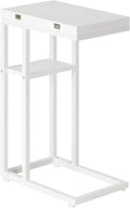 HOOBRO Foldable End Table, C Shaped Side Table by HOOBRO