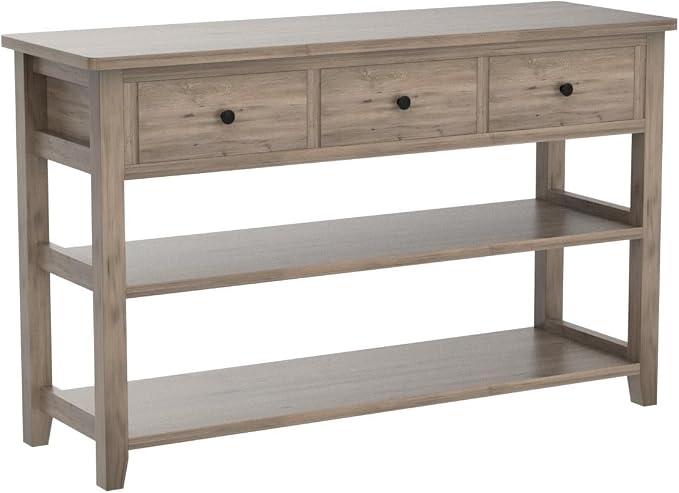 Karl home Console Table with 3 Drawers, Living Room - Image 5