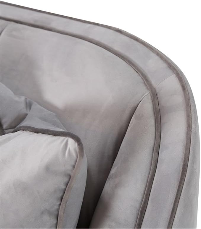 MICHAEL AMINI Roxbury Park 94" W Velvet Sofa in Steel Gray/Slate - Image 8