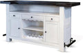 Pemberly Row 78" Farmhouse Wood Bar Unit by PEMBERLYROW