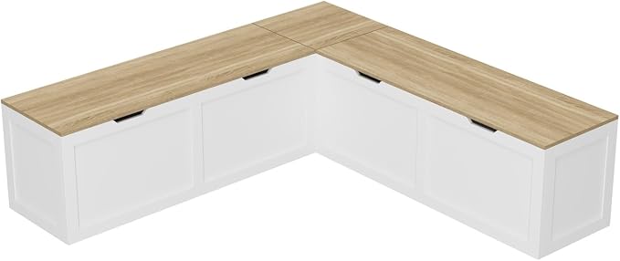 L Shaped Breakfast Nook Bench - Image 8