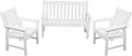 Stoog 3 Pieces All-Weather Patio Furniture Set, Include 2 Outdoor Chairs and 1 by Stoog