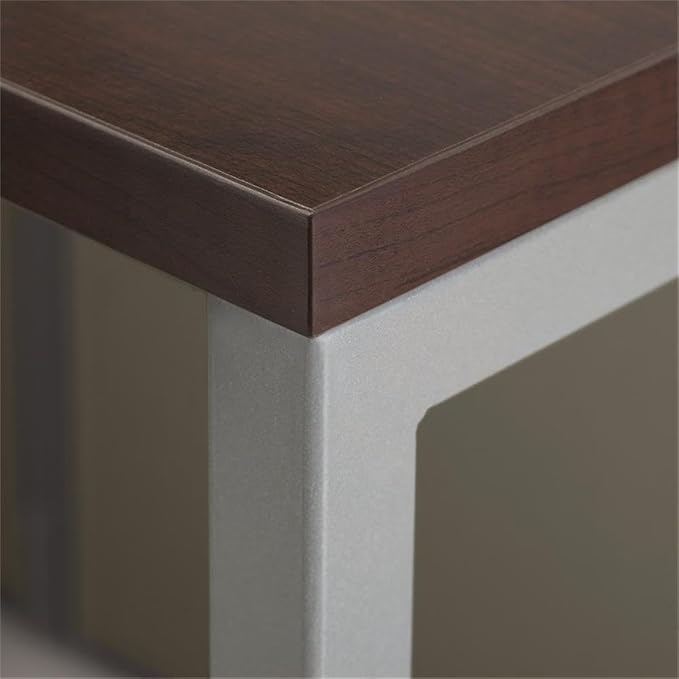 Bush Business Furniture Easy Office 60W L Shaped Cubicle Desk Workstation - Image 5