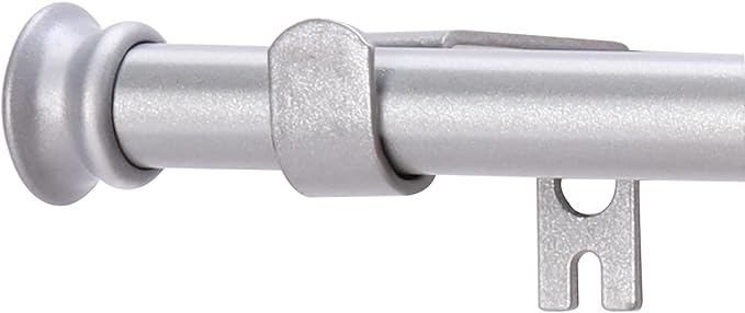 Standard Decorative Window Curtain Rods 30 to 88 Inch, 5/8 Inch Diameter Small by Alskarhem