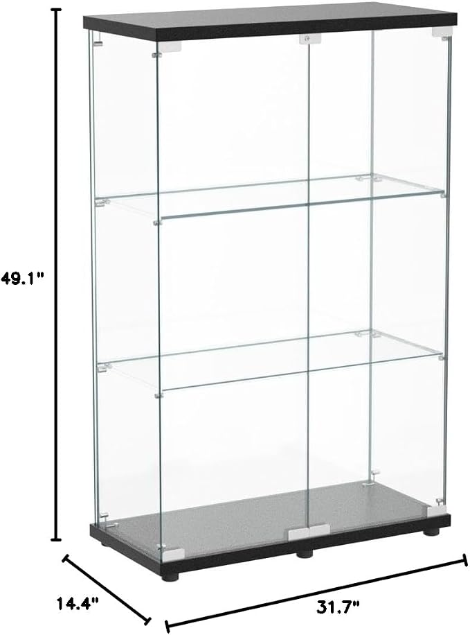 Beauty4U 2 Doors Glass Display Cabinet - Image 2