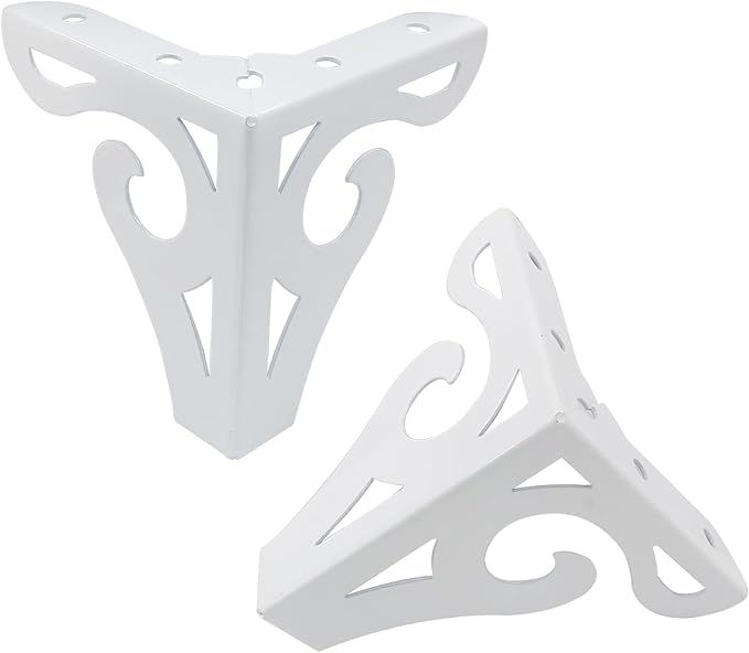 Piutouyar 4 Inch/10cm Hollow Out Furniture Legs Set of 4, Modern Triangle Couch - Image 5
