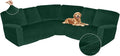 Arfntevss Sectional Recliner Couch Covers Velvet Corner Sectional Sofa Cover by Arfntevss