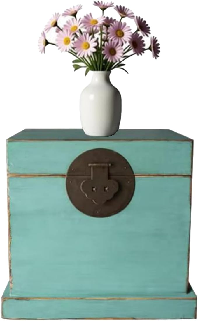 Chinese Inspired Cabinets Distressed Petite Elmwood Chinese Ming Cabinet by Unknown