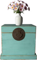 Chinese Inspired Cabinets Distressed Petite Elmwood Chinese Ming Cabinet by Unknown