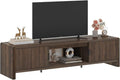 FATORRI TV Stand for 75/65/55 Inch TVs, Mid Century Modern Entertainment Center by FATORRI