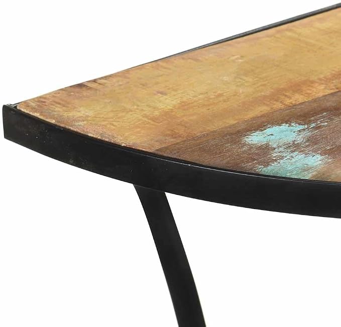 Solid Reclaimed Wood Side Table - Image 7