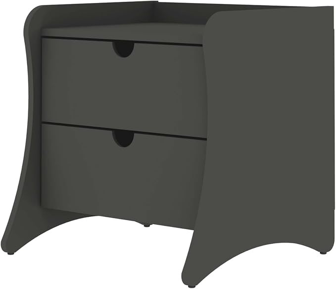 Eco Friendly Nightstand in Charcoal Gray Made from Sustainable Materials - Image 6