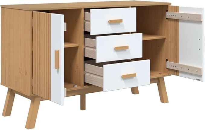 Scandinavian Sideboard with Drawers and Doors - Image 7