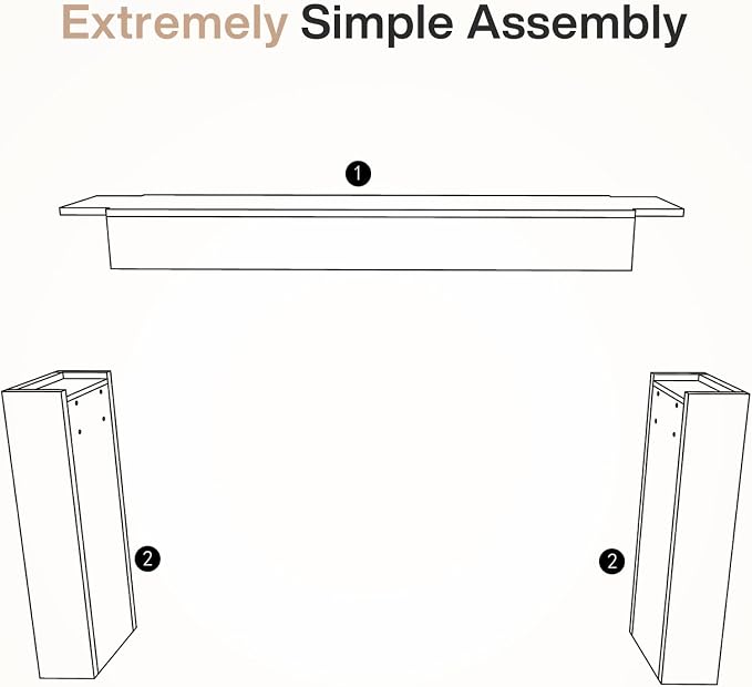 Tribesigns 63-Inch Solid Wood Console Sofa Table, Farmhouse Long Entryway Table - Image 9