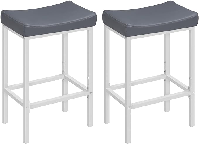 HOOBRO Bar Stools, 24.8 Inches, 2.4" Thick Upholstery by HOOBRO