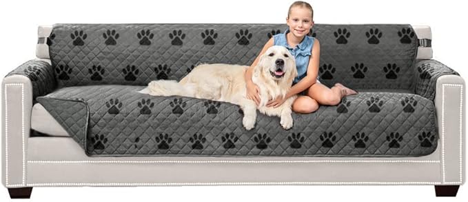 Sofa Shield® Couch Slip Covers for Dogs, Reversible Furniture Protector by SofaShield