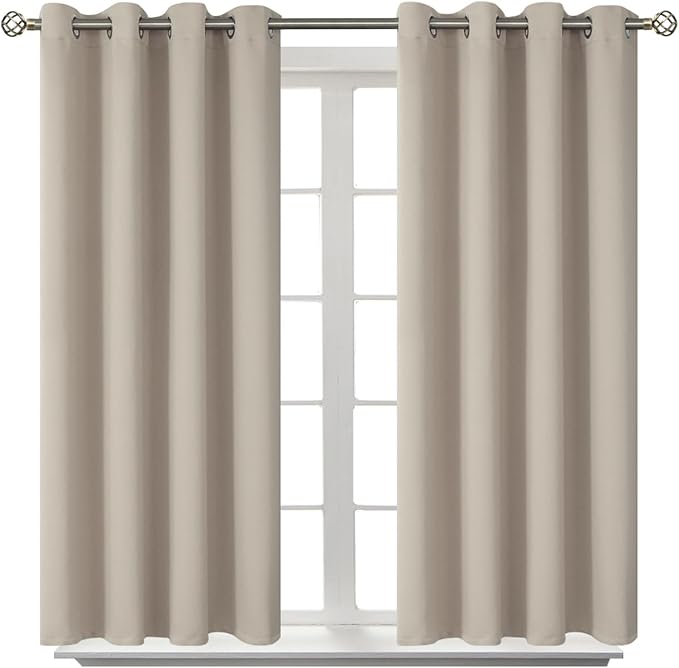 BGment Room Darkening Curtains 45 Inches Long by BGment