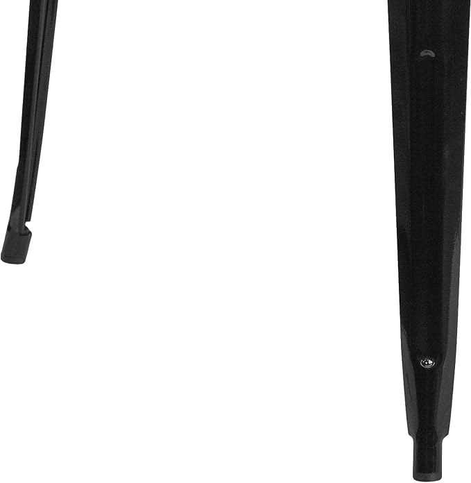 Flash Furniture Nolan Commercial Grade 31.5" Square Black Metal Indoor-Outdoor - Image 6