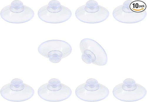 10 Pack Glass Table Suction Cups - 20mm Rubber Suckers by Qjaiune