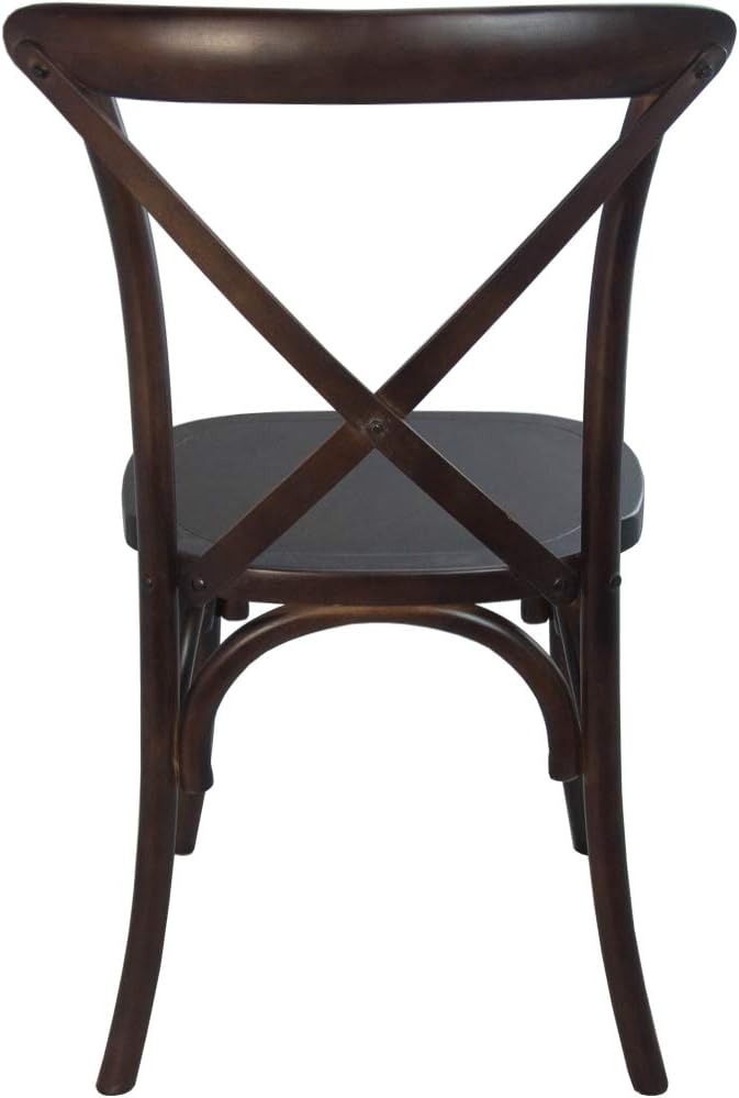 EMMA + OLIVER 2-Pack Wooden X-Back Dining Chair - Image 4