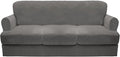CUCRAF Cushion Sofa Cover 4 Piece Slipcovers, Soft Thick Velvet Couch Cover by CUCRAF