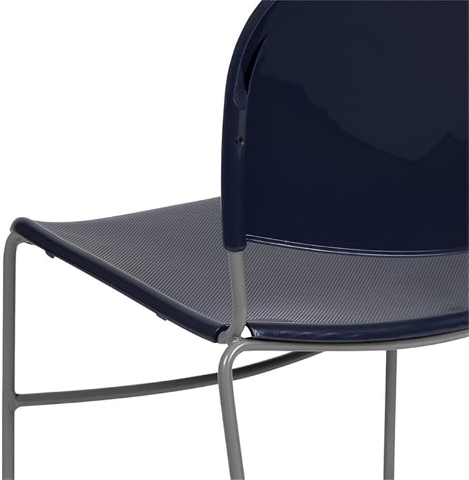 Flash Furniture HERCULES Series 880 lb. Capacity Navy Ultra-Compact Stack Chair - Image 10