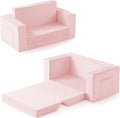 Kids Couch, 2-in-1 Toddler Chair Comfy 1-3 Years, Convertible Kids Chair by Enjoyabetterchildhood