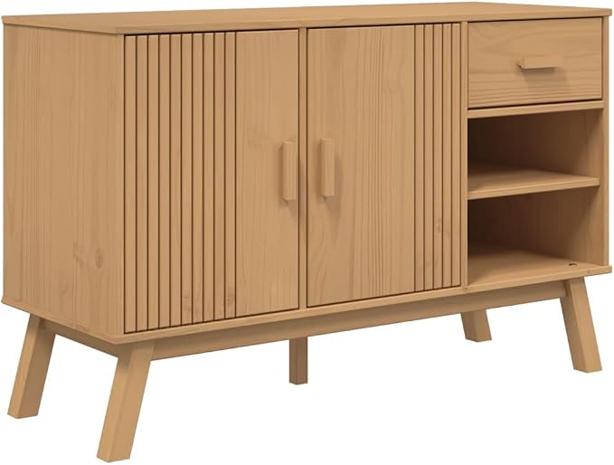 Scandinavian Solid Pine Sideboard - Image 2