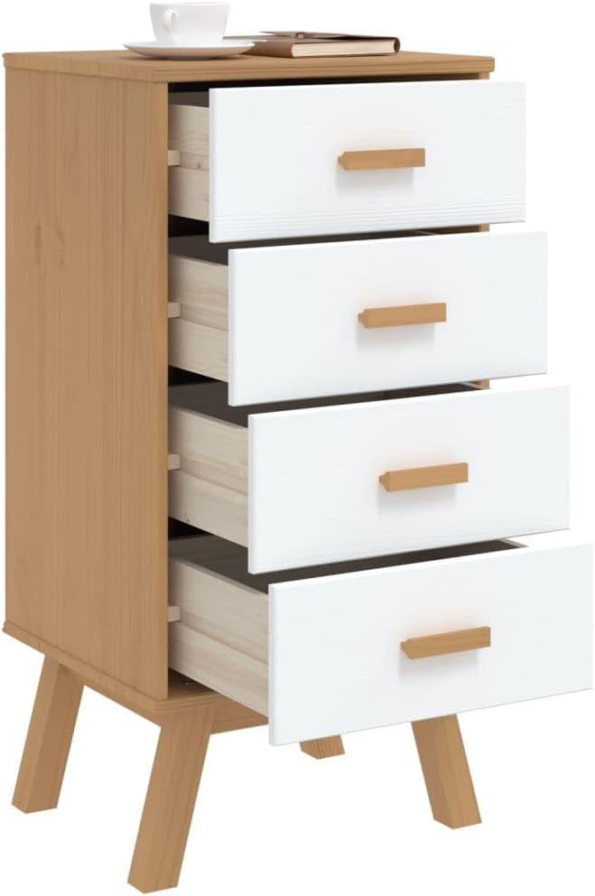 Scandinavian Style Bedside Cabinet - Image 5