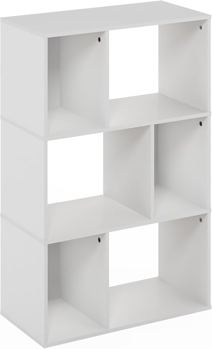 Furinno DALY Book Shelf, 6-Cube Bookshelf, Cube Storage Organizer Bookcase - Image 5