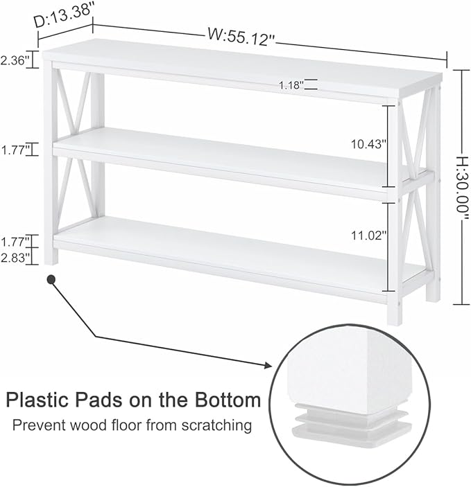 FATORRI Console Table for Entryway, Long Sofa Table - Image 2