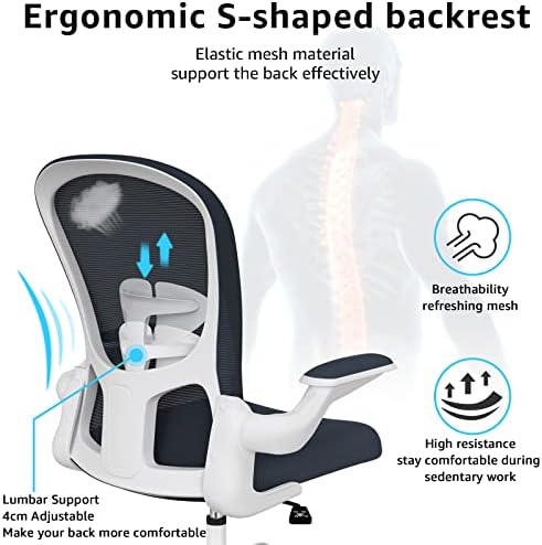 Ergonomic Office Chair, Comfort Swivel Home Office Task Chair, Breathable Mesh - Image 3