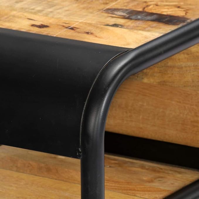 Solid Mango Wood Console Table for Living Room, Entry - Image 5