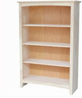 International Concepts Shaker Bookshelf, 48-Inch High, Adjustable Shelves by InternationalConcepts