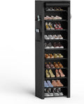 VTRIN Vertical Narrow Shoe Rack Organizer 10 Tier Tall Shoe Shelf Holds 20-22 by VTRIN