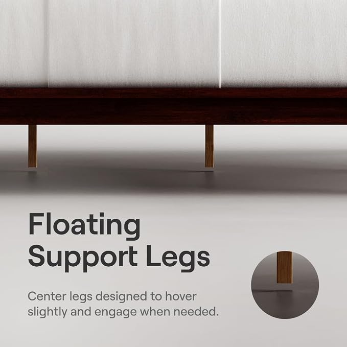 Nectar Bamboo Platform Bed Frame & Headboard - Image 3