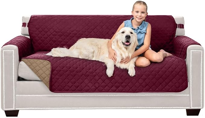Sofa Shield® Couch Slip Covers for Dogs, Reversible Furniture Protector by SofaShield
