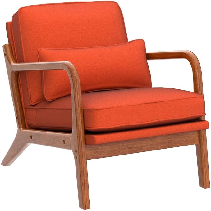 Karl home Accent Chair Mid-Century Modern Chair - Image 5