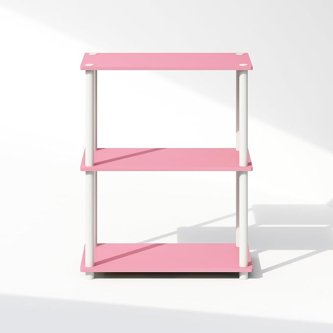 Furinno Turn-N-Tube Book Shelf, 3-Tier Bookshelf, Bookcase - Image 6