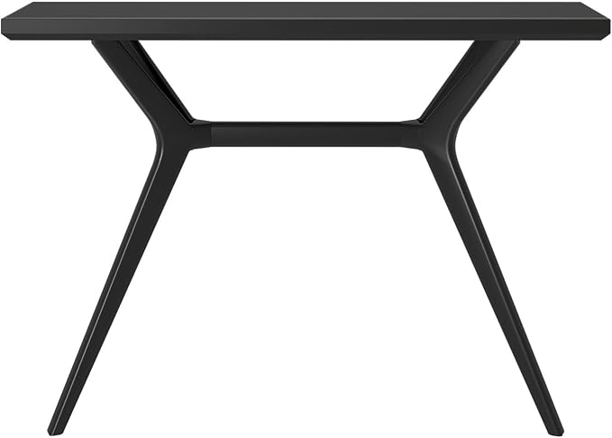 Plank+Beam Verso Console Table, 46 Inch Solid Wood Modern Sofa Table, Narrow - Image 5