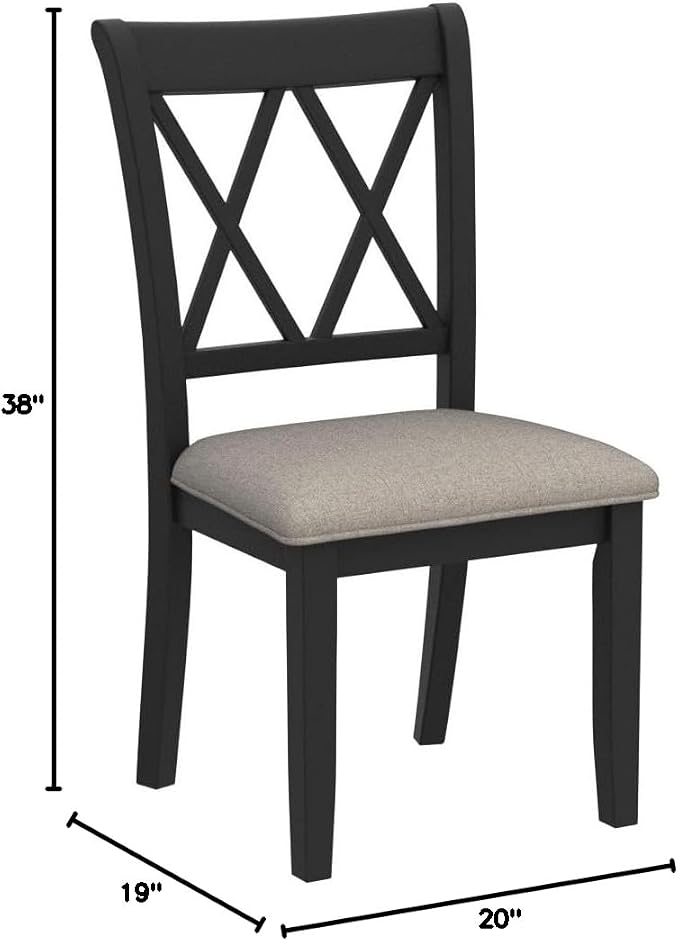 Roundhill Furniture Windvale Fabric Upholstered Dining Chair - Image 14