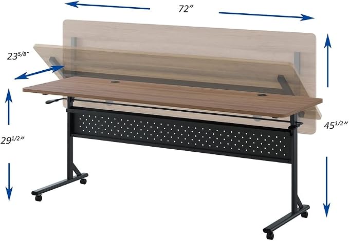 Lorell Shift 2.0 Flip & Nesting Mobile Table - Image 2
