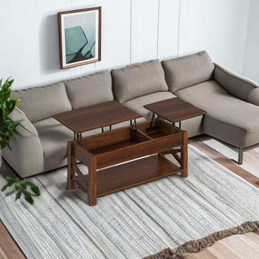 Rolanstar Coffee Table, 47.2" Lift Top - Image 5