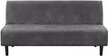 H.VERSAILTEX Real Velvet Futon Cover Armless Sofa Covers Sofa Bed Covers by HVERSAILTEX
