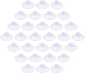 30 Pack Glass Table Suction Cups - 20mm Rubber Suckers Without Hooks by Qjaiune