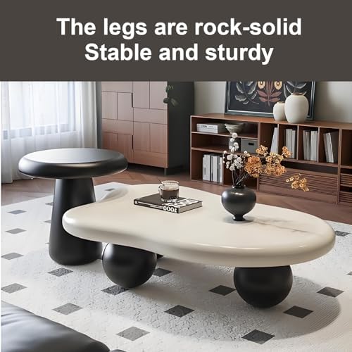 Vintage Cream Coffee Table - Image 5
